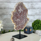 Polished Pink Amethyst Slice on a Stand, 4.4 lbs & 12.1" Tall #5743-0025 - Brazil GemsBrazil GemsPolished Pink Amethyst Slice on a Stand, 4.4 lbs & 12.1" Tall #5743-0025Slices on Fixed Bases5743-0025