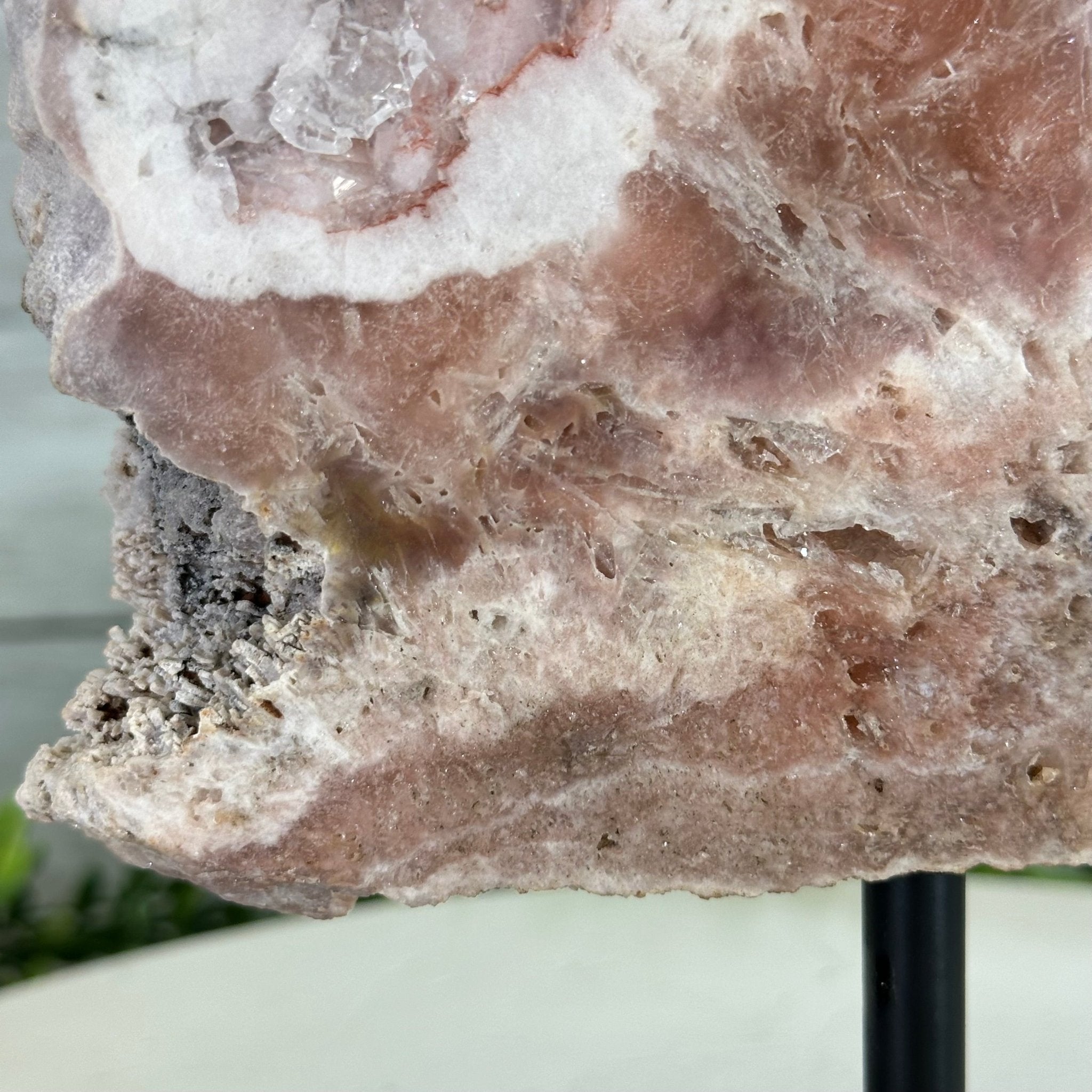 Polished Pink Amethyst Slice on a Stand, 5.3 lbs & 13.4" Tall #5743-0027 - Brazil GemsBrazil GemsPolished Pink Amethyst Slice on a Stand, 5.3 lbs & 13.4" Tall #5743-0027Slices on Fixed Bases5743-0027