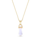 Prism Shaped Natural Gemstone 18K Gold Plated Necklace - Brazil GemsBrazil GemsPrism Shaped Natural Gemstone 18K Gold Plated NecklaceNecklace12GP0431 - 108