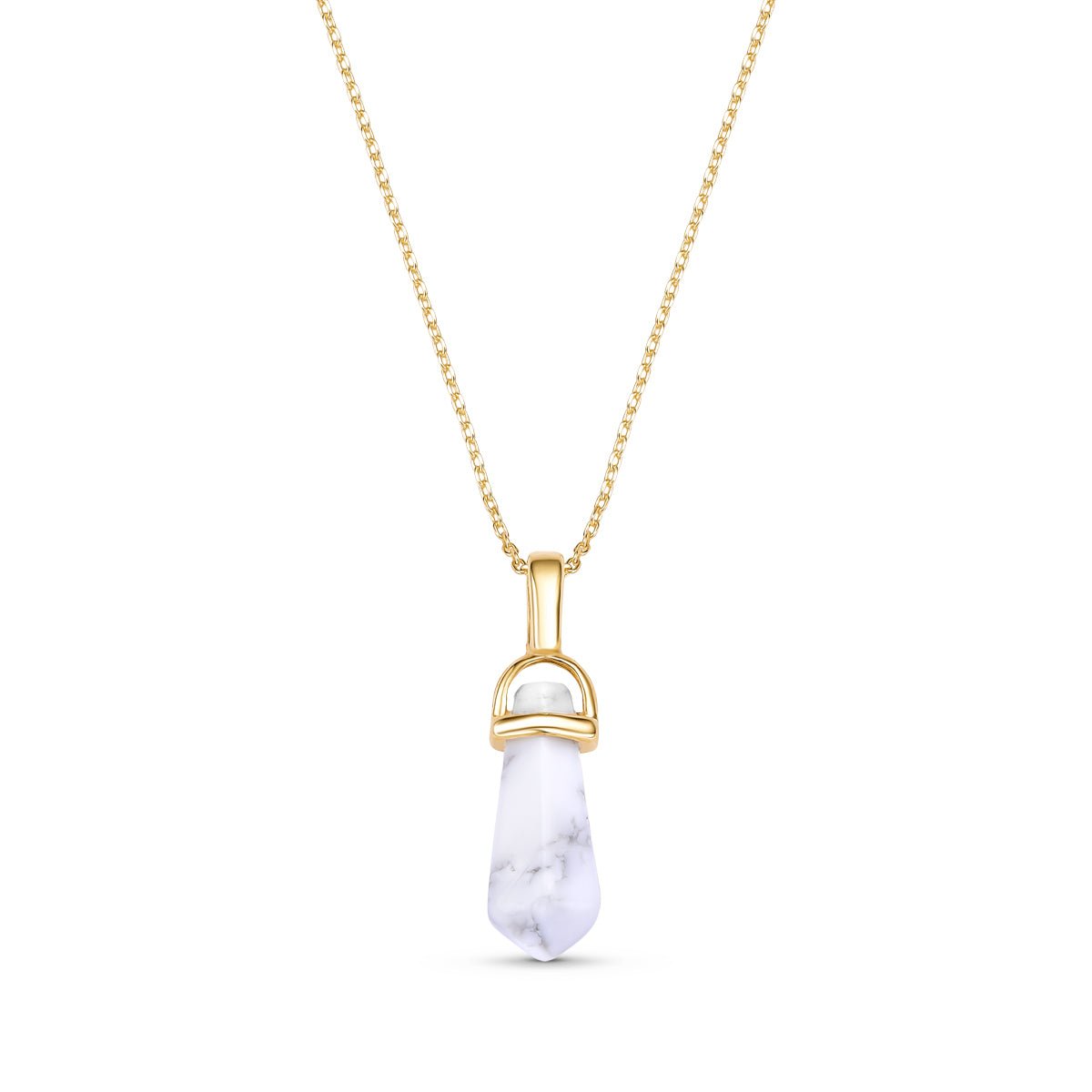 Prism Shaped Natural Gemstone 18K Gold Plated Necklace - Brazil GemsBrazil GemsPrism Shaped Natural Gemstone 18K Gold Plated NecklaceNecklace12GP0431 - 114