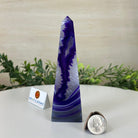 Purple Agate 4 - Sided Obelisk Tower, 5.7" Tall #3104PU - 001 - Brazil GemsBrazil GemsPurple Agate 4 - Sided Obelisk Tower, 5.7" Tall #3104PU - 001Obelisks3104PU - 001