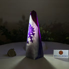 Purple Agate 4 - Sided Obelisk Tower, 5.9" Tall #3104PU - 002 - Brazil GemsBrazil GemsPurple Agate 4 - Sided Obelisk Tower, 5.9" Tall #3104PU - 002Obelisks3104PU - 002