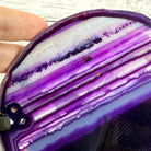 Purple Agate Slice on Metal Base, 9" Tall Model #5065PU-042 - Brazil GemsBrazil GemsPurple Agate Slice on Metal Base, 9" Tall Model #5065PU-042Slices on Fixed Bases5065PU-042