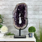 Quality Amethyst Portal, Metal Stand, 56.1 lbs & 23.3" Tall #5604 - 0116 - Brazil GemsBrazil GemsQuality Amethyst Portal, Metal Stand, 56.1 lbs & 23.3" Tall #5604 - 0116Portals on Rotating Bases5604 - 0116