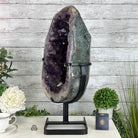 Quality Amethyst Portal, Metal Stand, 56.1 lbs & 23.3" Tall #5604 - 0116 - Brazil GemsBrazil GemsQuality Amethyst Portal, Metal Stand, 56.1 lbs & 23.3" Tall #5604 - 0116Portals on Rotating Bases5604 - 0116