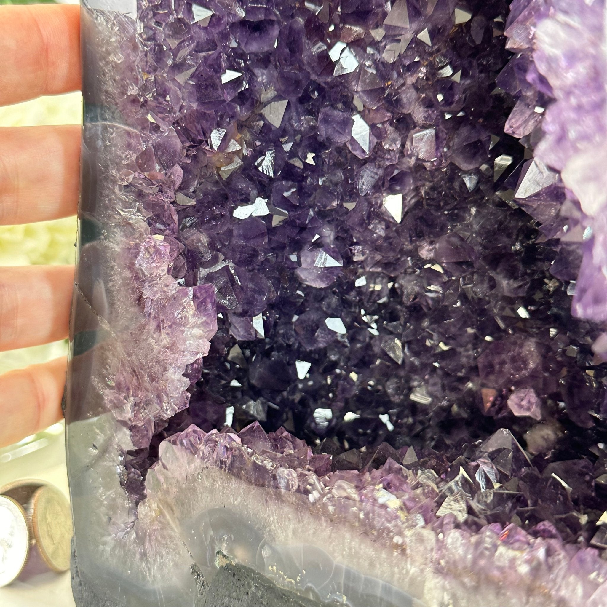 Quality Brazilian Amethyst Cathedral, 11.8 lbs & 9.1" Tall, #5601 - 1356 - Brazil GemsBrazil GemsQuality Brazilian Amethyst Cathedral, 11.8 lbs & 9.1" Tall, #5601 - 1356Cathedrals5601 - 1356