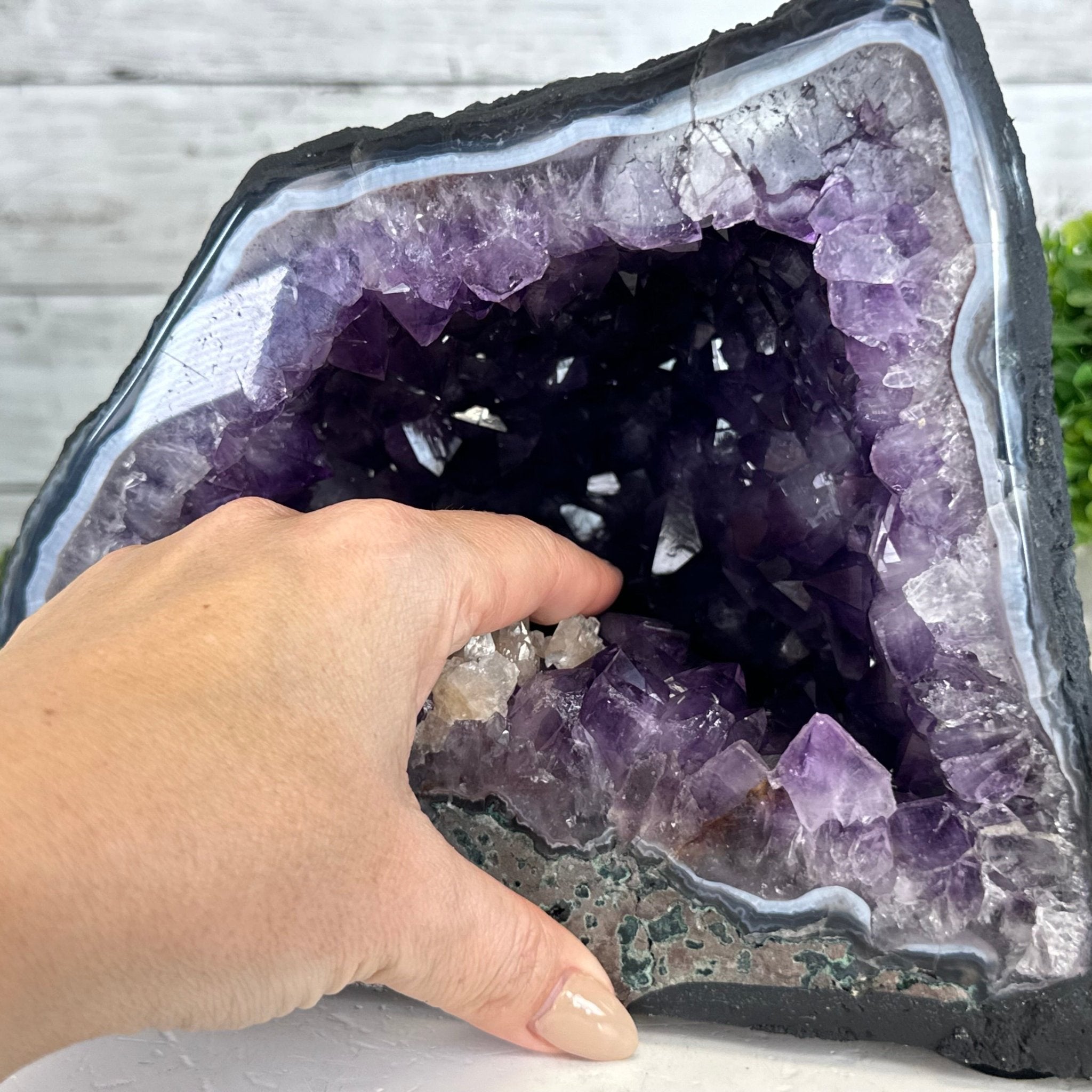 Quality Brazilian Amethyst Cathedral, 15.1 lbs & 7.4" Tall, #5601 - 1365 - Brazil GemsBrazil GemsQuality Brazilian Amethyst Cathedral, 15.1 lbs & 7.4" Tall, #5601 - 1365Cathedrals5601 - 1365