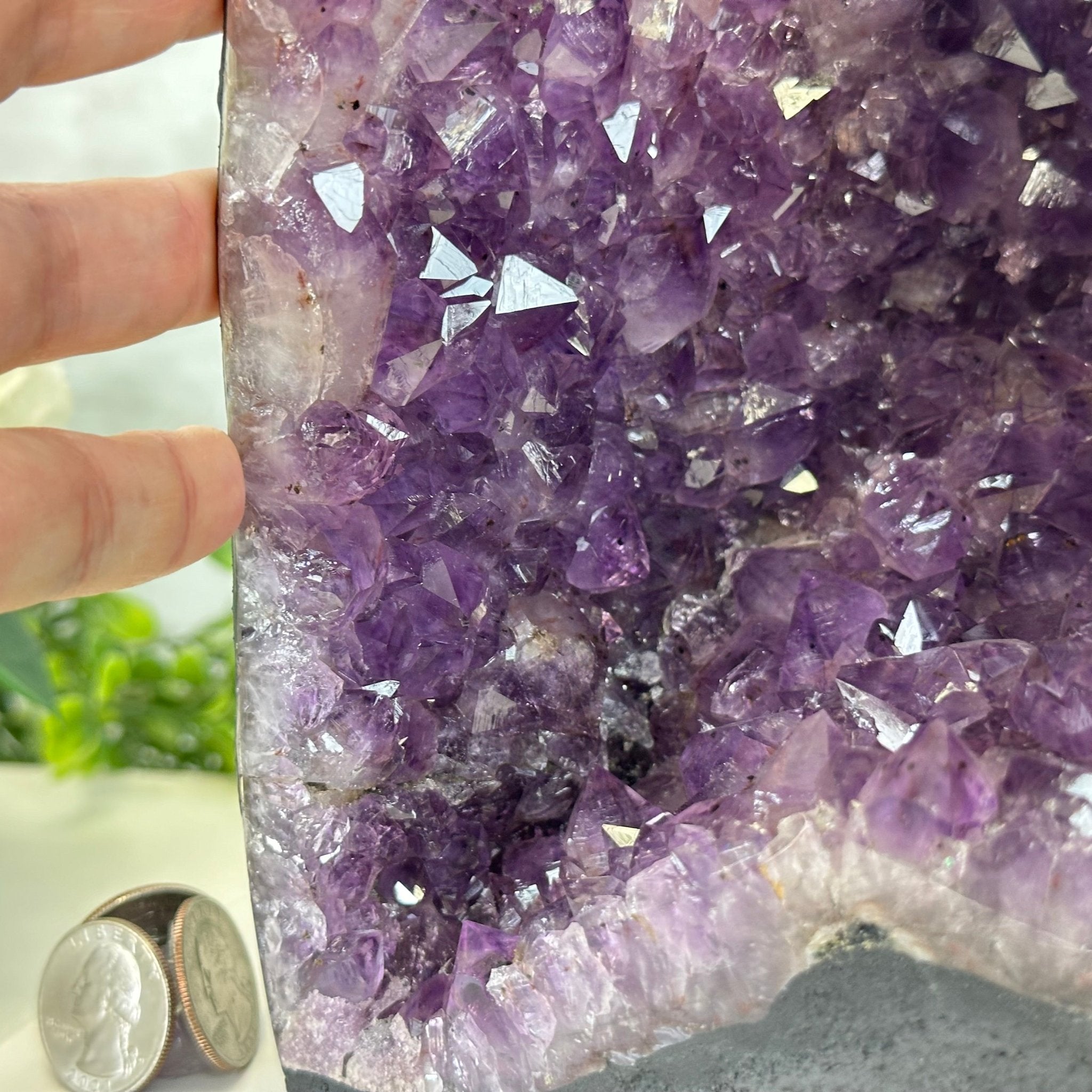 Quality Brazilian Amethyst Cathedral, 17.6 lbs & 11.8" Tall, #5601 - 1376 - Brazil GemsBrazil GemsQuality Brazilian Amethyst Cathedral, 17.6 lbs & 11.8" Tall, #5601 - 1376Cathedrals5601 - 1376