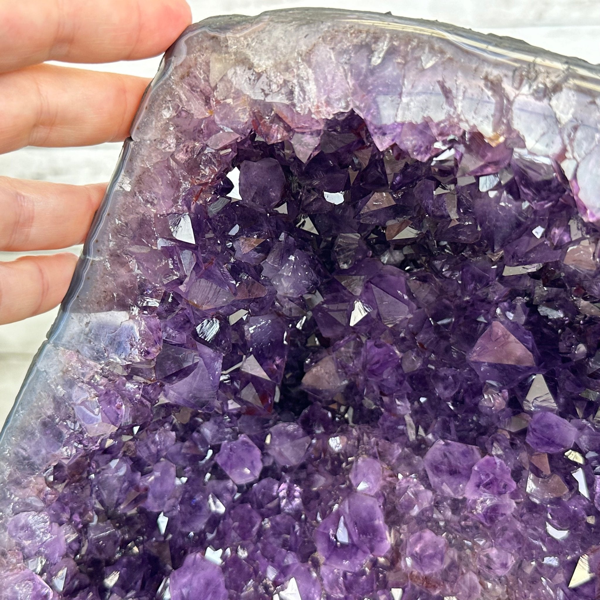 Quality Brazilian Amethyst Cathedral, 30.6 lbs & 12.9" Tall, #5601 - 1406 - Brazil GemsBrazil GemsQuality Brazilian Amethyst Cathedral, 30.6 lbs & 12.9" Tall, #5601 - 1406Cathedrals5601 - 1406