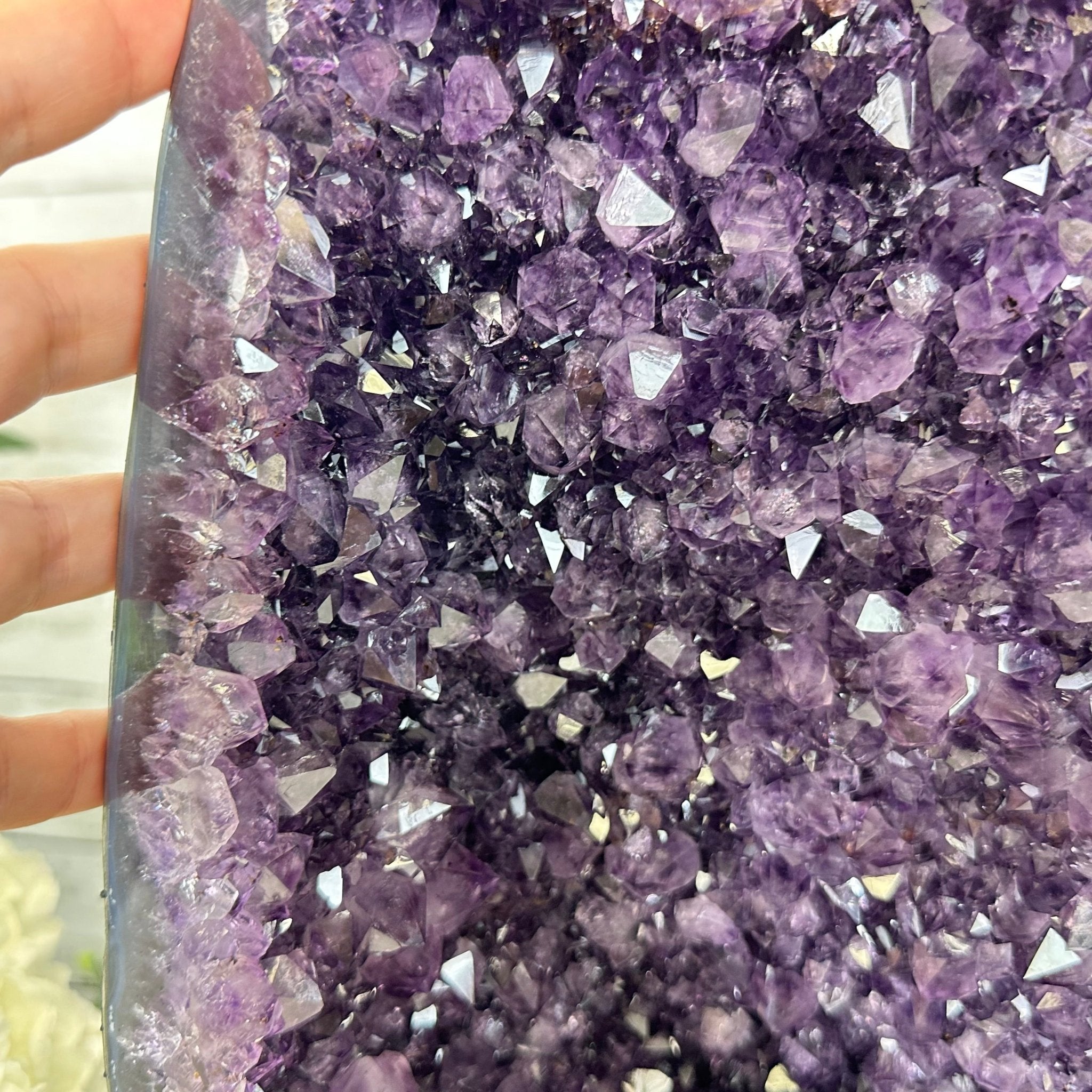 Quality Brazilian Amethyst Cathedral, 32.1 lbs & 17.8" Tall, #5601 - 1409 - Brazil GemsBrazil GemsQuality Brazilian Amethyst Cathedral, 32.1 lbs & 17.8" Tall, #5601 - 1409Cathedrals5601 - 1409