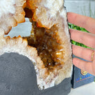 Quality Open 2 - Sided Brazilian Citrine Cathedral, 26.2 lbs and 14.7" Tall #5608 - 0046 - Brazil GemsBrazil GemsQuality Open 2 - Sided Brazilian Citrine Cathedral, 26.2 lbs and 14.7" Tall #5608 - 0046Open 2 - Sided Cathedrals5608 - 0046