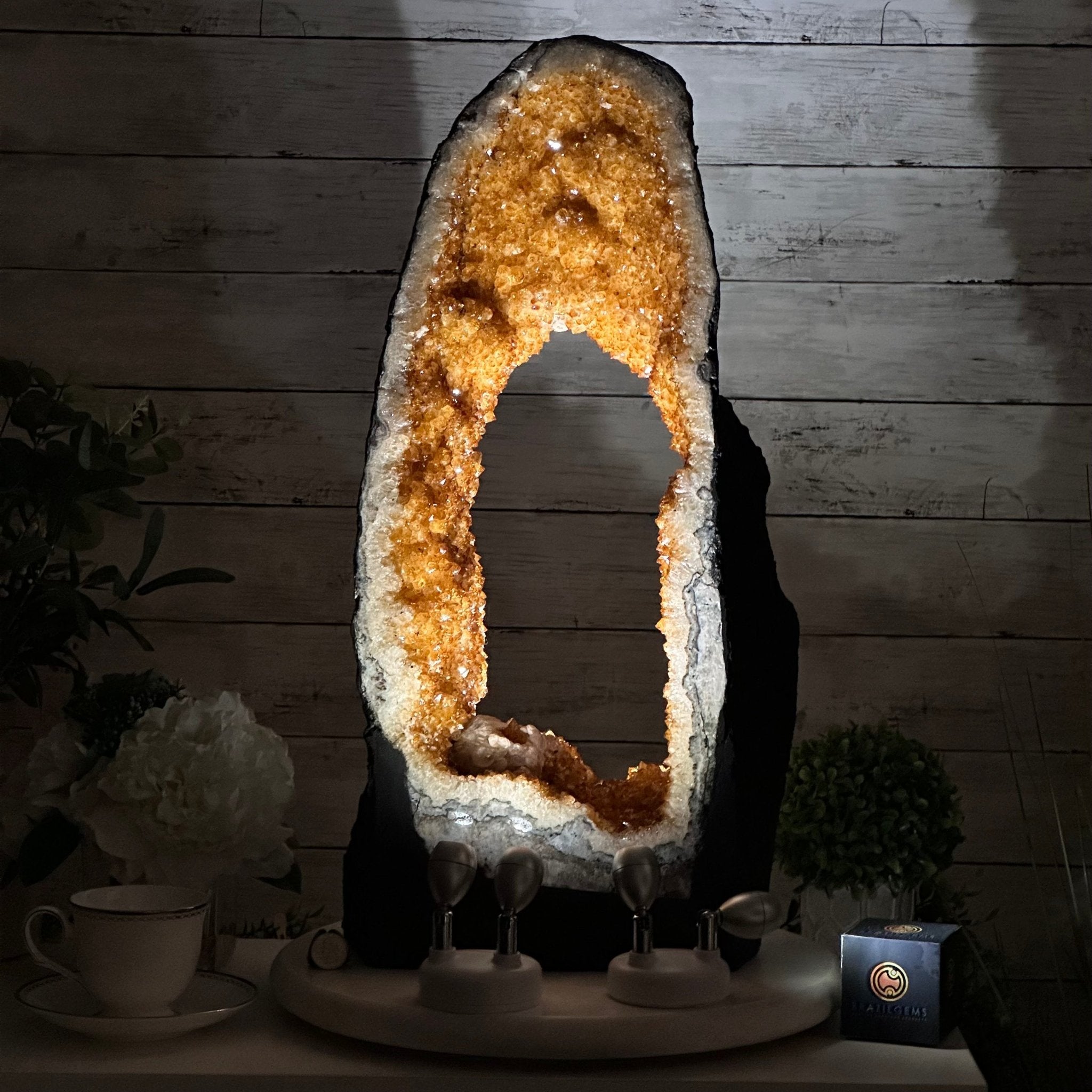 Citrine shops Flame Sculpture