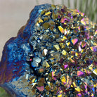 Rainbow Aura Amethyst Cluster on Metal Stand, 5.4 lbs & 9.2" Tall #5490AMRA - 037 - Brazil GemsBrazil GemsRainbow Aura Amethyst Cluster on Metal Stand, 5.4 lbs & 9.2" Tall #5490AMRA - 037Clusters on Fixed Bases5490AMRA - 037