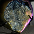 Rainbow Aura Amethyst Heart on a Metal Stand, 0.4 lbs & 3.5" Tall #5463RA-013 - Brazil GemsBrazil GemsRainbow Aura Amethyst Heart on a Metal Stand, 0.4 lbs & 3.5" Tall #5463RA-013Hearts5463RA-013