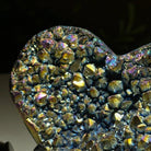 Rainbow Aura Quartz Heart on a Metal Stand, 0.4 lbs & 3.2" Tall #5463RA - 028 - Brazil GemsBrazil GemsRainbow Aura Quartz Heart on a Metal Stand, 0.4 lbs & 3.2" Tall #5463RA - 028Hearts5463RA - 028