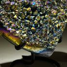 Rainbow Aura Quartz Heart on a Metal Stand, 0.4 lbs & 3.2" Tall #5463RA - 028 - Brazil GemsBrazil GemsRainbow Aura Quartz Heart on a Metal Stand, 0.4 lbs & 3.2" Tall #5463RA - 028Hearts5463RA - 028