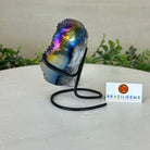 Rainbow Aura Quartz Heart on a Metal Stand, 1.1 lbs & 4.2" Tall #5463RA - 052 - Brazil GemsBrazil GemsRainbow Aura Quartz Heart on a Metal Stand, 1.1 lbs & 4.2" Tall #5463RA - 052Hearts5463RA - 052