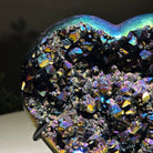 Rainbow Aura Quartz Heart on a Metal Stand, 2.2 lbs & 5.5" Tall #5463RA - 059 - Brazil GemsBrazil GemsRainbow Aura Quartz Heart on a Metal Stand, 2.2 lbs & 5.5" Tall #5463RA - 059Hearts5463RA - 059