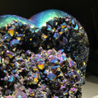 Rainbow Aura Quartz Heart on a Metal Stand, 2.2 lbs & 5.5" Tall #5463RA - 059 - Brazil GemsBrazil GemsRainbow Aura Quartz Heart on a Metal Stand, 2.2 lbs & 5.5" Tall #5463RA - 059Hearts5463RA - 059