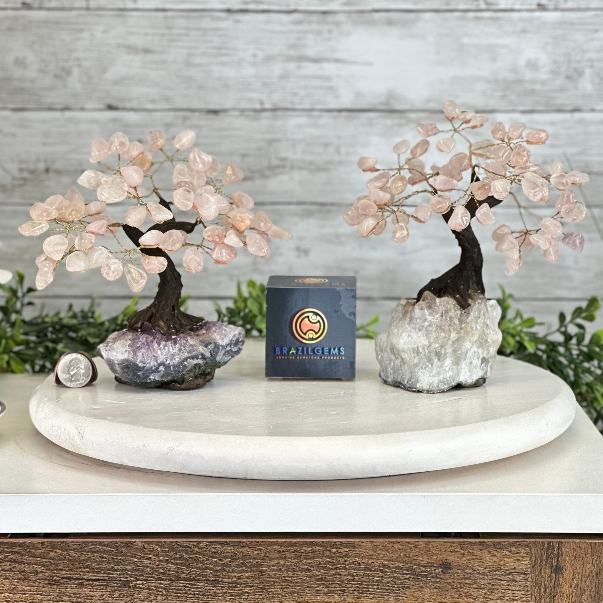 Rose Quartz Gemstone Tree 7