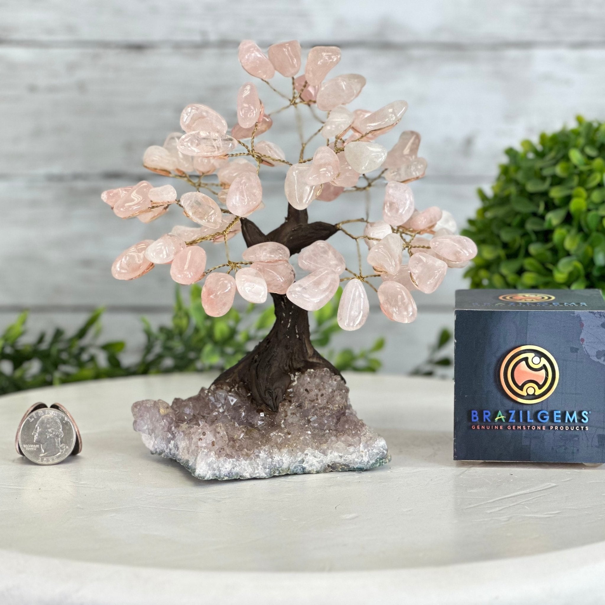 Rose Quartz Gemstone Tree 7
