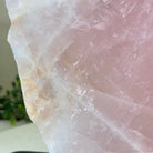 Rose Quartz Polished Slice on a Wood Base, 11" Tall #6100RQ - 039 - Brazil GemsBrazil GemsRose Quartz Polished Slice on a Wood Base, 11" Tall #6100RQ - 039Slices on Wood Bases6100RQ - 039