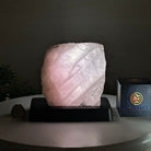 Rose Quartz Polished Slice on a Wood Base 5.5" Tall #6100RQ - 022 - Brazil GemsBrazil GemsRose Quartz Polished Slice on a Wood Base 5.5" Tall #6100RQ - 022Slices on Wood Bases