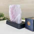 Rose Quartz Polished Slice on a Wood Base 5.5" Tall #6100RQ - 022 - Brazil GemsBrazil GemsRose Quartz Polished Slice on a Wood Base 5.5" Tall #6100RQ - 022Slices on Wood Bases