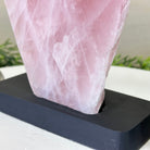 Rose Quartz Polished Slice on a Wood Base 7" Tall #6100RQ - 021 - Brazil GemsBrazil GemsRose Quartz Polished Slice on a Wood Base 7" Tall #6100RQ - 021Slices on Wood Bases6100RQ - 021