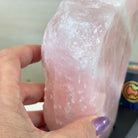 Rose Quartz Polished Slice on a Wood Base, 7" Tall #6100RQ - 032 - Brazil GemsBrazil GemsRose Quartz Polished Slice on a Wood Base, 7" Tall #6100RQ - 032Slices on Wood Bases6100RQ - 032