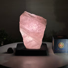 Rose Quartz Polished Slice on a Wood Base 7.5" Tall #6100RQ - 030 - Brazil GemsBrazil GemsRose Quartz Polished Slice on a Wood Base 7.5" Tall #6100RQ - 030Slices on Wood Bases6100RQ - 030