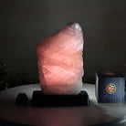 Rose Quartz Polished Slice on a Wood Base, 8" Tall #6100RQ - 016 - Brazil GemsBrazil GemsRose Quartz Polished Slice on a Wood Base, 8" Tall #6100RQ - 016Slices on Wood Bases6100RQ - 016