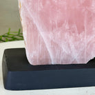 Rose Quartz Polished Slice on a Wood Base 8" Tall #6100RQ - 029 - Brazil GemsBrazil GemsRose Quartz Polished Slice on a Wood Base 8" Tall #6100RQ - 029Slices on Wood Bases6100RQ - 029