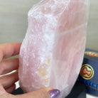 Rose Quartz Polished Slice on a Wood Base 8" Tall #6100RQ - 029 - Brazil GemsBrazil GemsRose Quartz Polished Slice on a Wood Base 8" Tall #6100RQ - 029Slices on Wood Bases6100RQ - 029