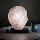 Rose Quartz Polished Slice on a Wood Base, 8" Tall #6100RQ - 031 - Brazil GemsBrazil GemsRose Quartz Polished Slice on a Wood Base, 8" Tall #6100RQ - 031Slices on Wood Bases6100RQ - 031