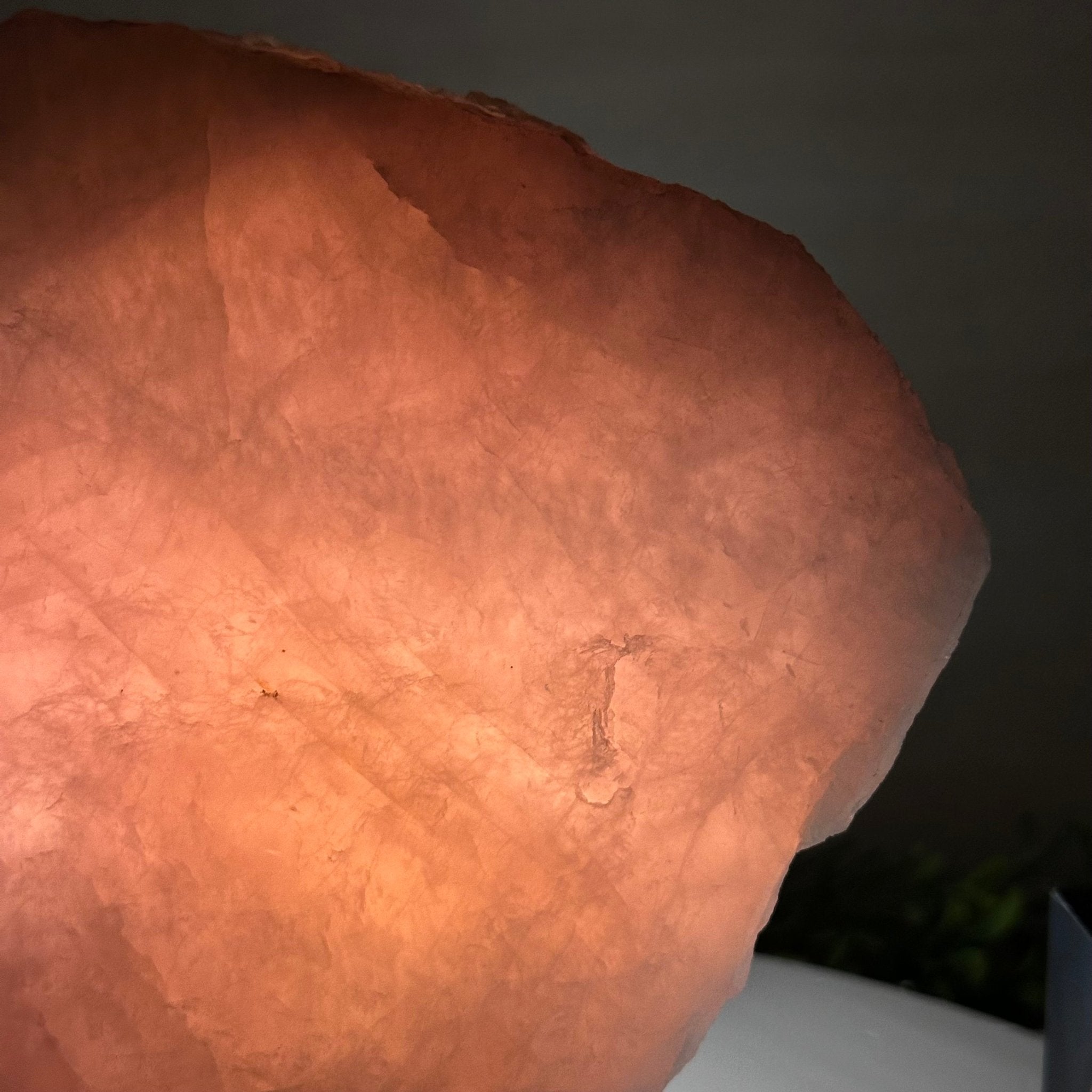 Rose Quartz Polished Slice on a Wood Base, 8" Tall #6100RQ - 036 - Brazil GemsBrazil GemsRose Quartz Polished Slice on a Wood Base, 8" Tall #6100RQ - 036Slices on Wood Bases6100RQ - 036