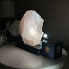 Rose Quartz Polished Slice on a Wood Base 8.25" Tall #6100RQ - 026 - Brazil GemsBrazil GemsRose Quartz Polished Slice on a Wood Base 8.25" Tall #6100RQ - 026Slices on Wood Bases6100RQ - 026