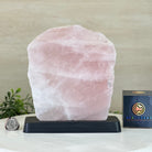 Rose Quartz Polished Slice on a Wood Base, 8.25" Tall #6100RQ - 038 - Brazil GemsBrazil GemsRose Quartz Polished Slice on a Wood Base, 8.25" Tall #6100RQ - 038Slices on Wood Bases6100RQ - 038