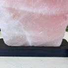 Rose Quartz Polished Slice on a Wood Base, 8.25" Tall #6100RQ - 038 - Brazil GemsBrazil GemsRose Quartz Polished Slice on a Wood Base, 8.25" Tall #6100RQ - 038Slices on Wood Bases6100RQ - 038