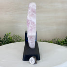 Rose Quartz Polished Slice on a Wood Base, 8.5" Tall #6100RQ - 037 - Brazil GemsBrazil GemsRose Quartz Polished Slice on a Wood Base, 8.5" Tall #6100RQ - 037Slices on Wood Bases6100RQ - 037