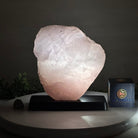 Rose Quartz Polished Slice on a Wood Base, 8.5" Tall #6100RQ - 040 - Brazil GemsBrazil GemsRose Quartz Polished Slice on a Wood Base, 8.5" Tall #6100RQ - 040Slices on Wood Bases6100RQ - 040