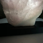 Rose Quartz Polished Slice on a Wood Base, 9.25" Tall #6100RQ - 041 - Brazil GemsBrazil GemsRose Quartz Polished Slice on a Wood Base, 9.25" Tall #6100RQ - 041Slices on Wood Bases6100RQ - 041