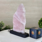 Rose Quartz Polished Slice on a Wood Base, 9.5" Tall #6100RQ - 015 - Brazil GemsBrazil GemsRose Quartz Polished Slice on a Wood Base, 9.5" Tall #6100RQ - 015Slices on Wood Bases6100RQ - 015