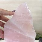 Rose Quartz Polished Slice on a Wood Base, 9.5" Tall #6100RQ - 015 - Brazil GemsBrazil GemsRose Quartz Polished Slice on a Wood Base, 9.5" Tall #6100RQ - 015Slices on Wood Bases6100RQ - 015