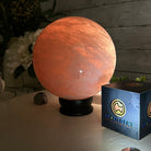 Rose Quartz Sphere on a Wood Base, 10.9 lbs & 7" Tall #5632 - 0014 - Brazil GemsBrazil GemsRose Quartz Sphere on a Wood Base, 10.9 lbs & 7" Tall #5632 - 0014Spheres5632 - 0014