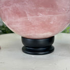 Rose Quartz Sphere on a Wood Base, 10.9 lbs & 7" Tall #5632 - 0014 - Brazil GemsBrazil GemsRose Quartz Sphere on a Wood Base, 10.9 lbs & 7" Tall #5632 - 0014Spheres5632 - 0014