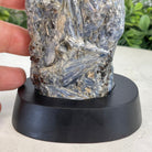 Rough Blue Kyanite Crystal on a Wood Base, 1.5 lbs & 5.6" Tall, Model #6012-0033 by Brazil Gems - Brazil GemsBrazil GemsRough Blue Kyanite Crystal on a Wood Base, 1.5 lbs & 5.6" Tall, Model #6012-0033 by Brazil GemsClusters on Wood Bases6012-0033