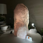Rough Rose Quartz Freeform Gemstone, 16.5 lbs & 11.3” Tall 3302RQ - 006 - Brazil GemsBrazil GemsRough Rose Quartz Freeform Gemstone, 16.5 lbs & 11.3” Tall 3302RQ - 006Freeform & Unique Shapes3302RQ - 006