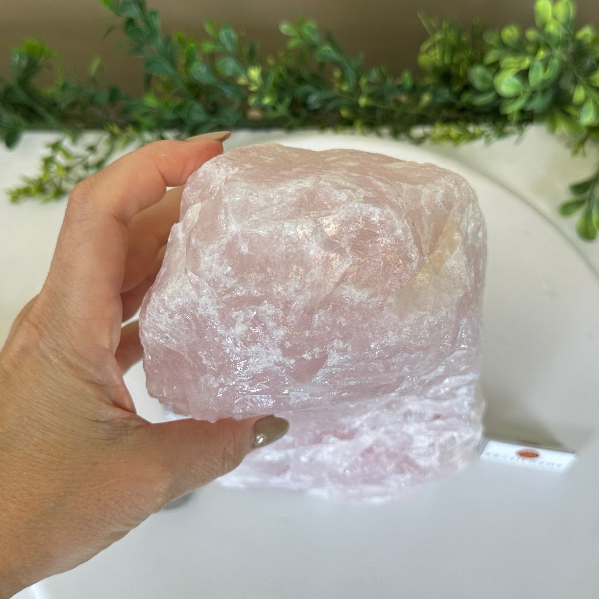 Rough Rose Quartz Freeform Gemstone, 16.5 lbs & 11.3” Tall 3302RQ - 006 - Brazil GemsBrazil GemsRough Rose Quartz Freeform Gemstone, 16.5 lbs & 11.3” Tall 3302RQ - 006Freeform & Unique Shapes3302RQ - 006
