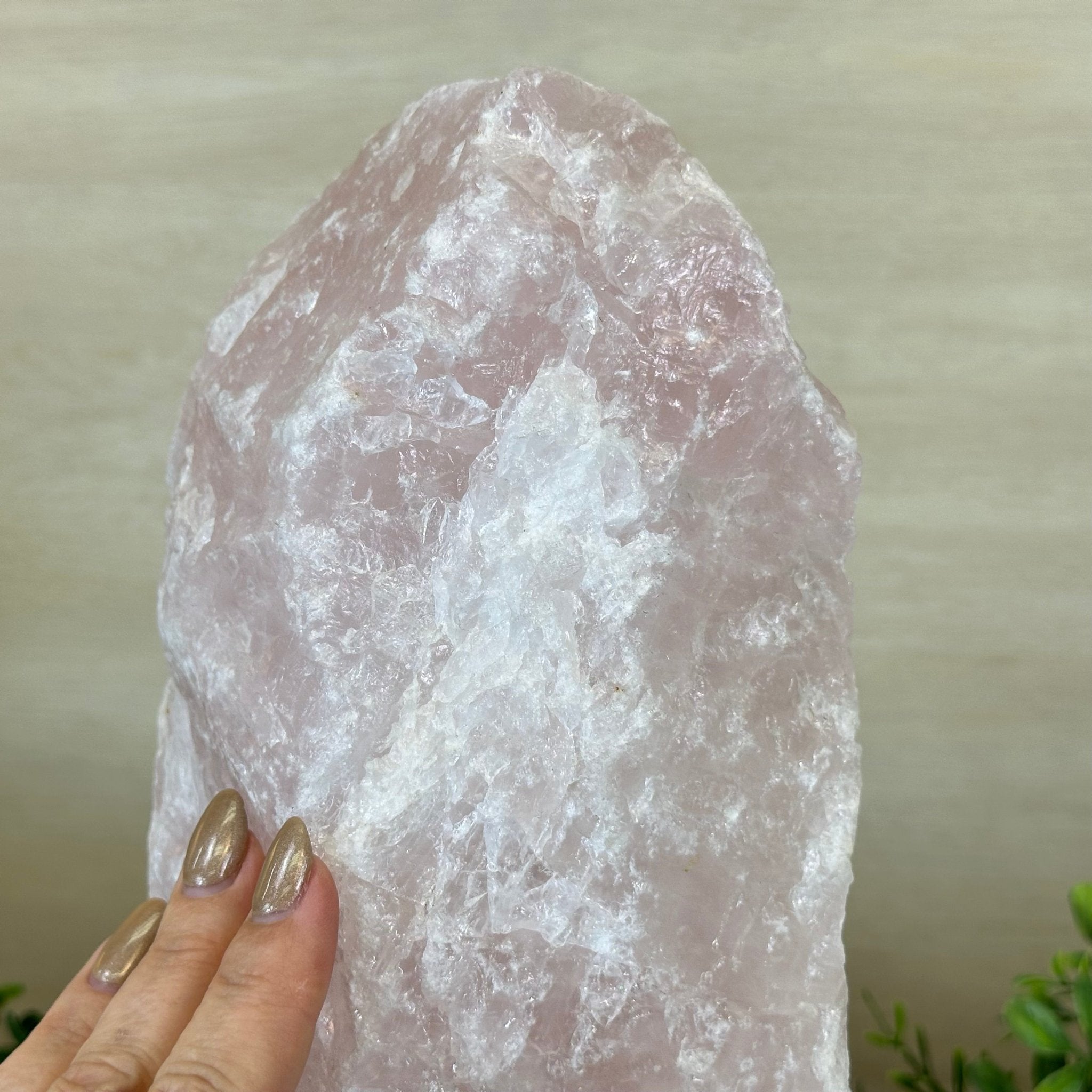 Rough Rose Quartz Freeform Gemstone, 16.5 lbs & 11.3” Tall 3302RQ - 006 - Brazil GemsBrazil GemsRough Rose Quartz Freeform Gemstone, 16.5 lbs & 11.3” Tall 3302RQ - 006Freeform & Unique Shapes3302RQ - 006